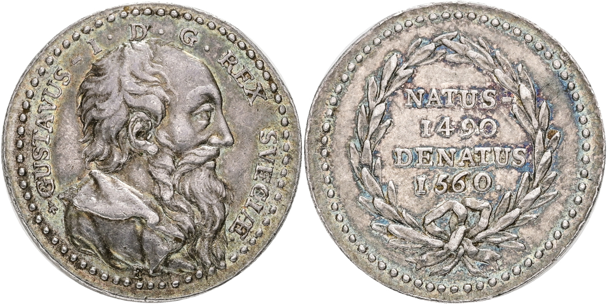 GUSTAV I (1521-1560) Kungens minne.