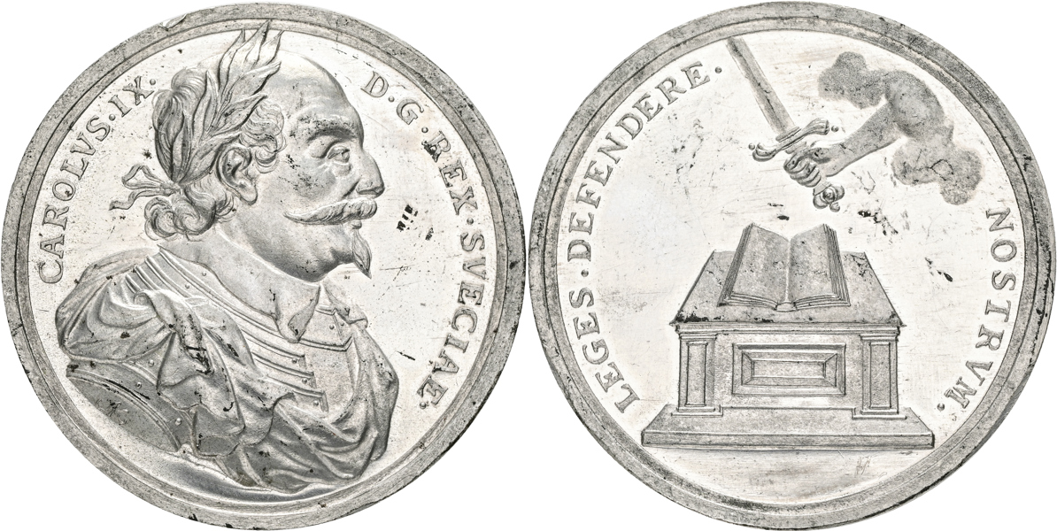 KARL IX (1604-1611) Kungens minne.