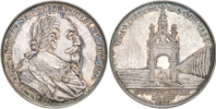 GUSTAV II ADOLF (1611-1632) Avtäckningen av minnesmonumentet vid Lützen 1837.