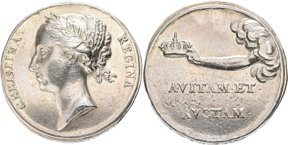 KRISTINA (1632-1654) Drottningens kröning 1650.