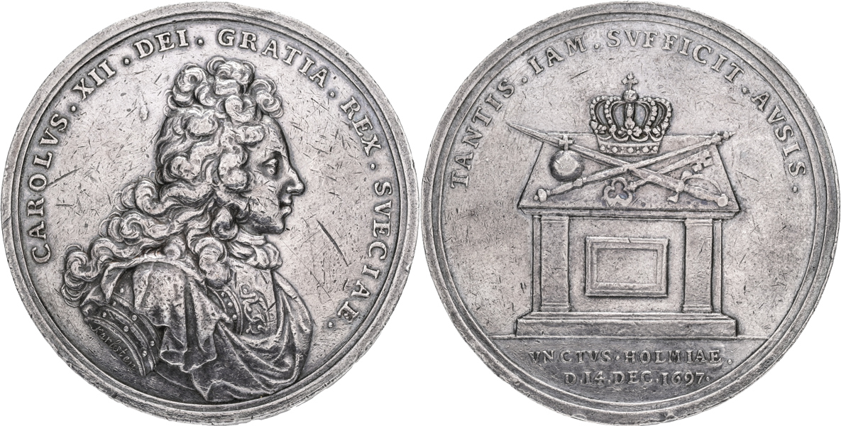 KARL XII (1697-1718) Kungens kröning 1697.