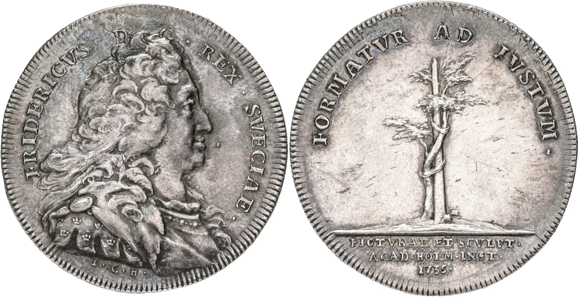FREDRIK (1720-1751) Målare- och bildhuggareakademien stiftad 1735.