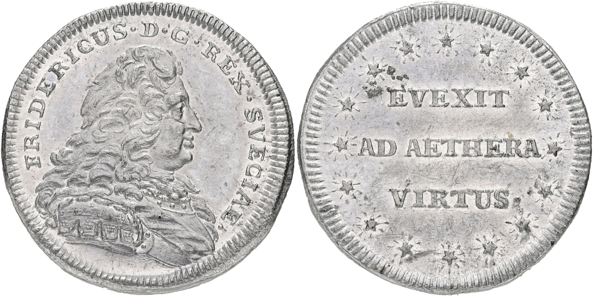 FREDRIK (1720-1751) Kungens minne.