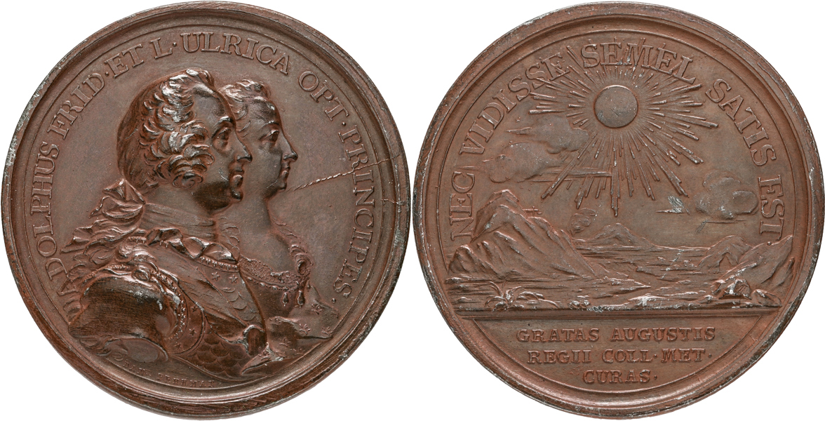 ADOLF FREDRIK (1751-1771) Besöket i Kungl Bergskollegium 1750.