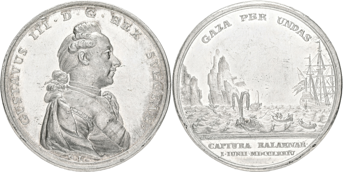GUSTAV III (1771-1792) Grönländska kompaniet beviljas privilegier för valfiske 1774.