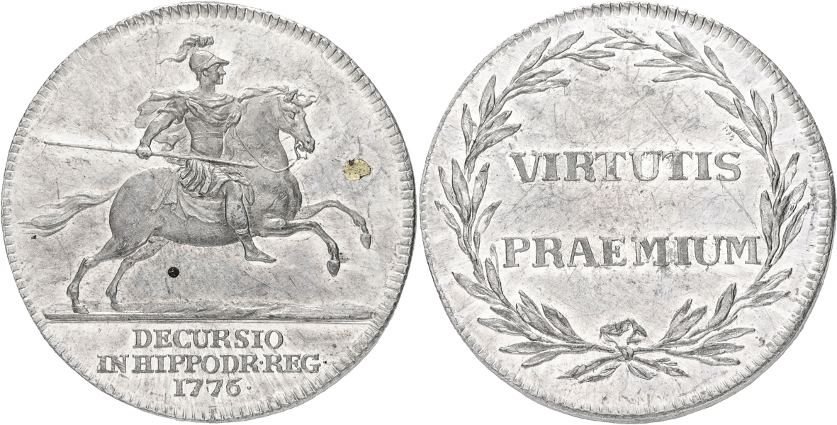 GUSTAV III (1771-1792) Tornérspel på Ekolsund 1776.