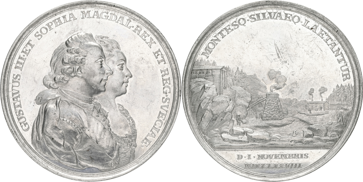 GUSTAV III (1771-1792) Kronprins Gustav Adolfs (Gustav IV Adolf) födelse 1778.
