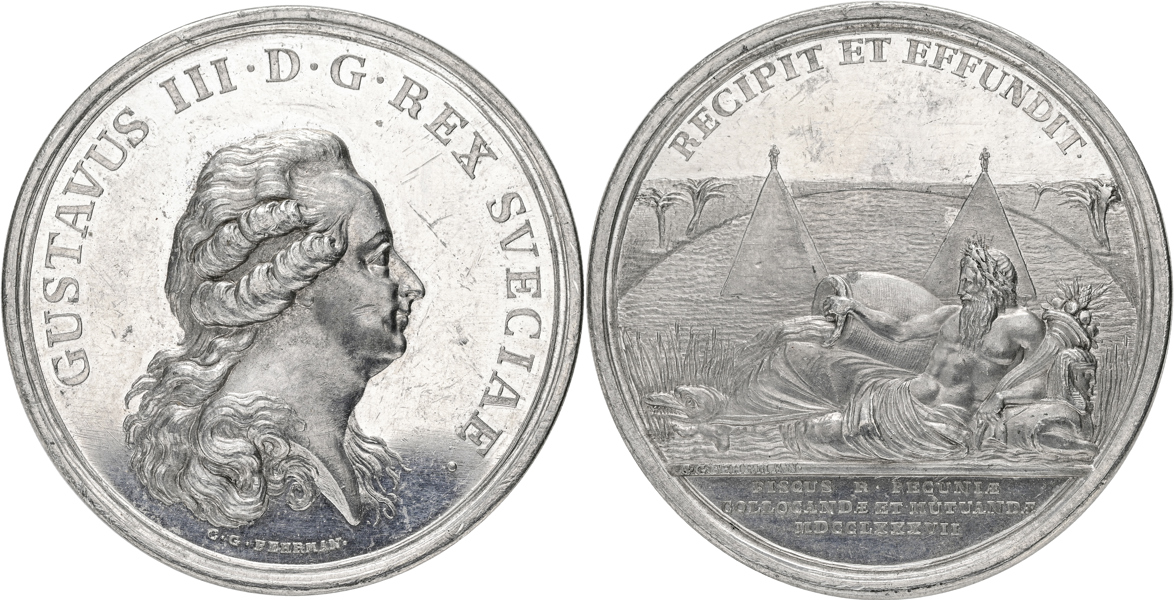 GUSTAV III (1771-1792) Kungl. Diskontkontoret inrättas 1787.