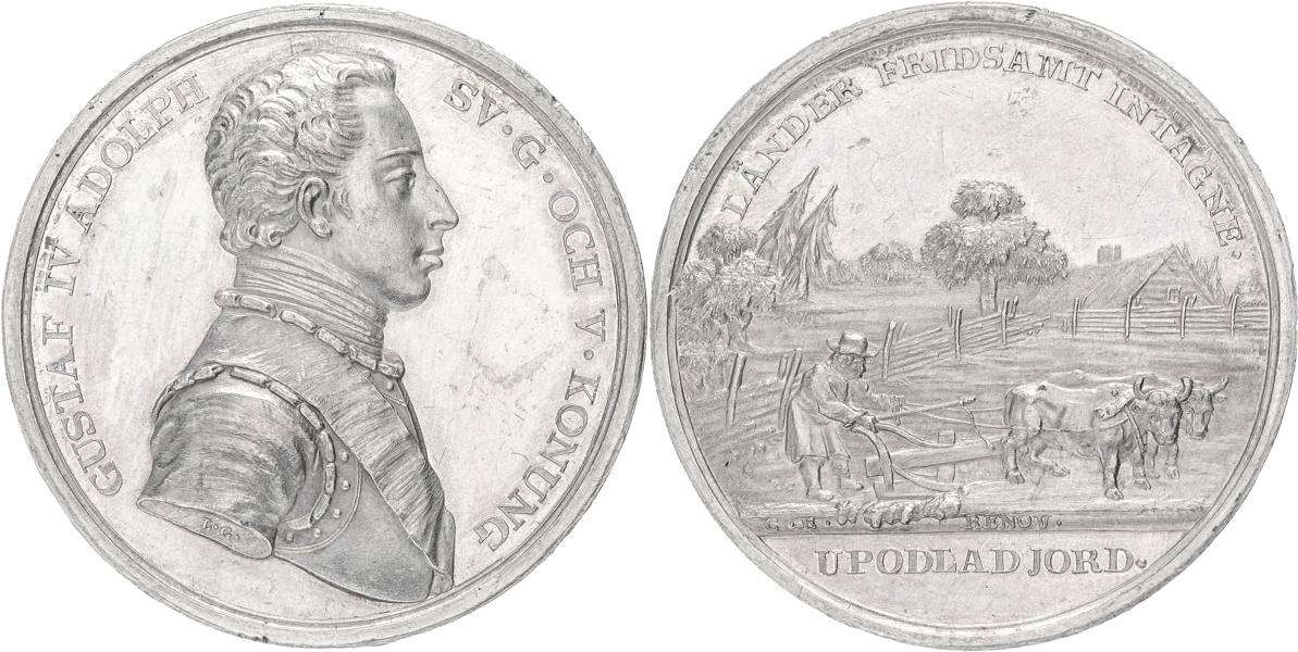 GUSTAV IV ADOLF (1792-1809) För jordbrukets förbättring.
