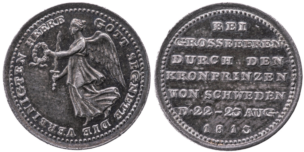 KARL XIV JOHAN (1818-1844) Striden vid Grossbeeren 1813.