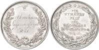 KARL XIV JOHAN (1818-1844) Belöningsmedalj för Hillska skolan i Stockholm 1841.