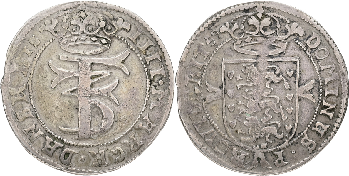 DANMARK / DENMARK. Krone 1659.