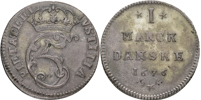 DANMARK / DENMARK. Mark 1676.