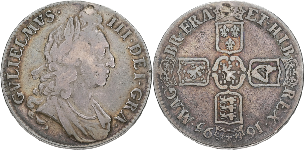 ENGLAND. Crown 1695.