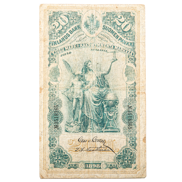 FINLAND. 20 markkaa 1898.