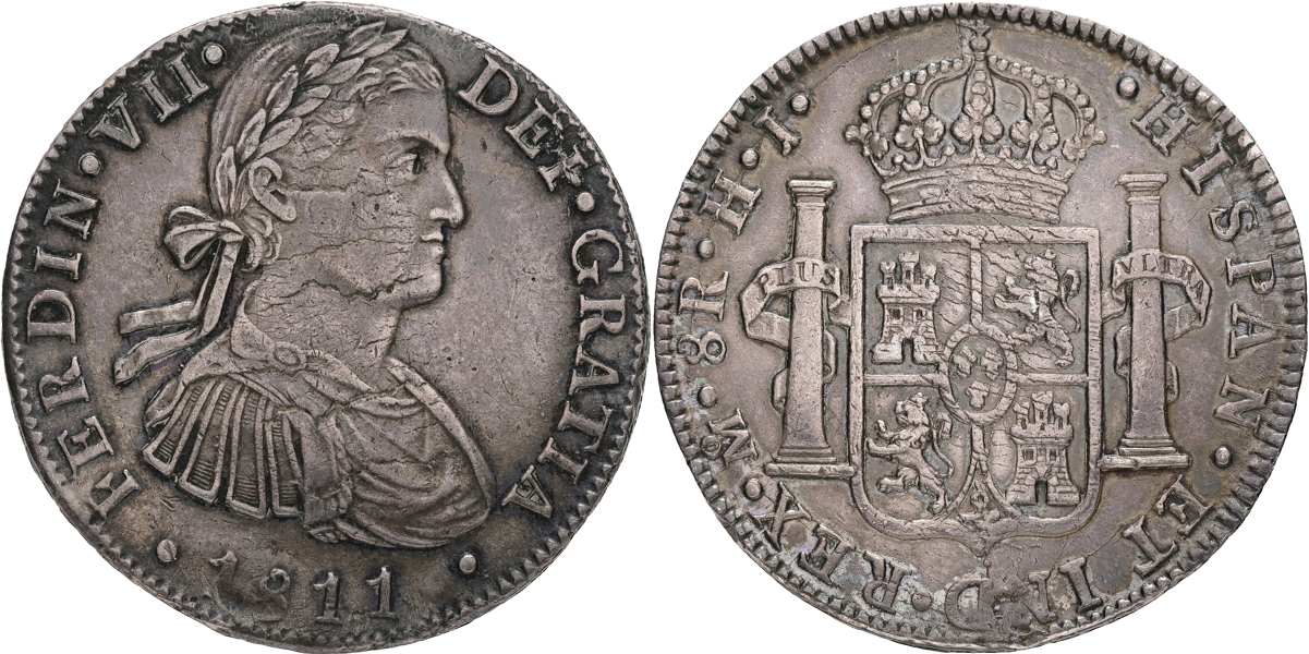 MEXIKO / MEXICO. 8 reales 1811.