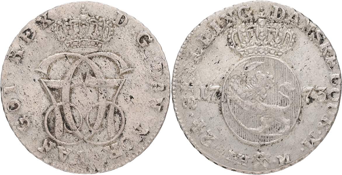 NORGE / NORWAY. 24 skilling 1773.