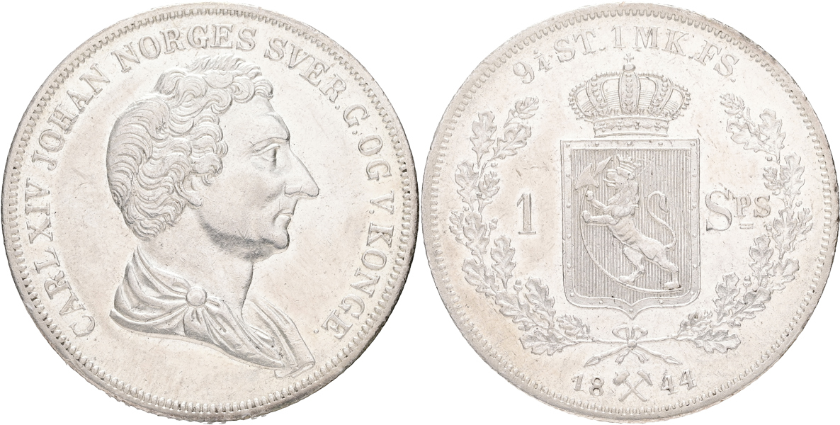 NORGE / NORWAY. Speciedaler 1844.