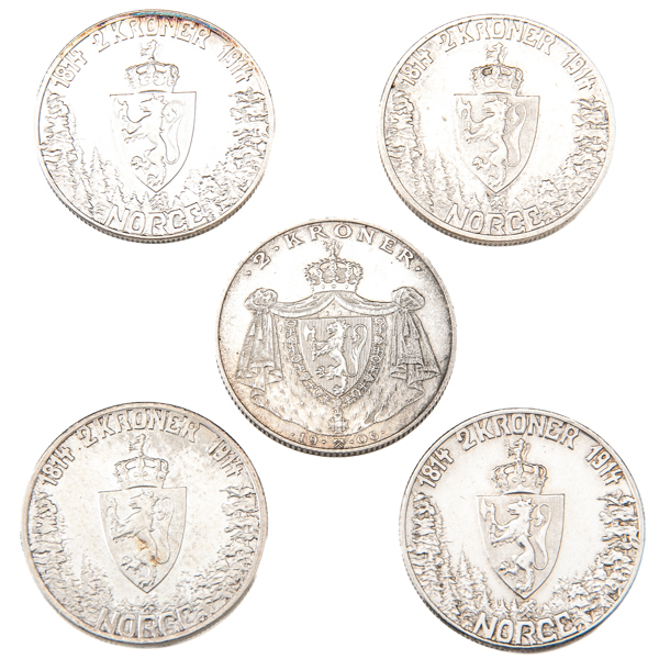 NORGE / NORWAY. Lot of 5.