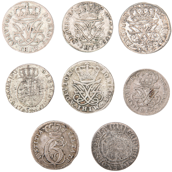 DANMARK & NORGE / DENMARK & NORWAY. Lot of 8.