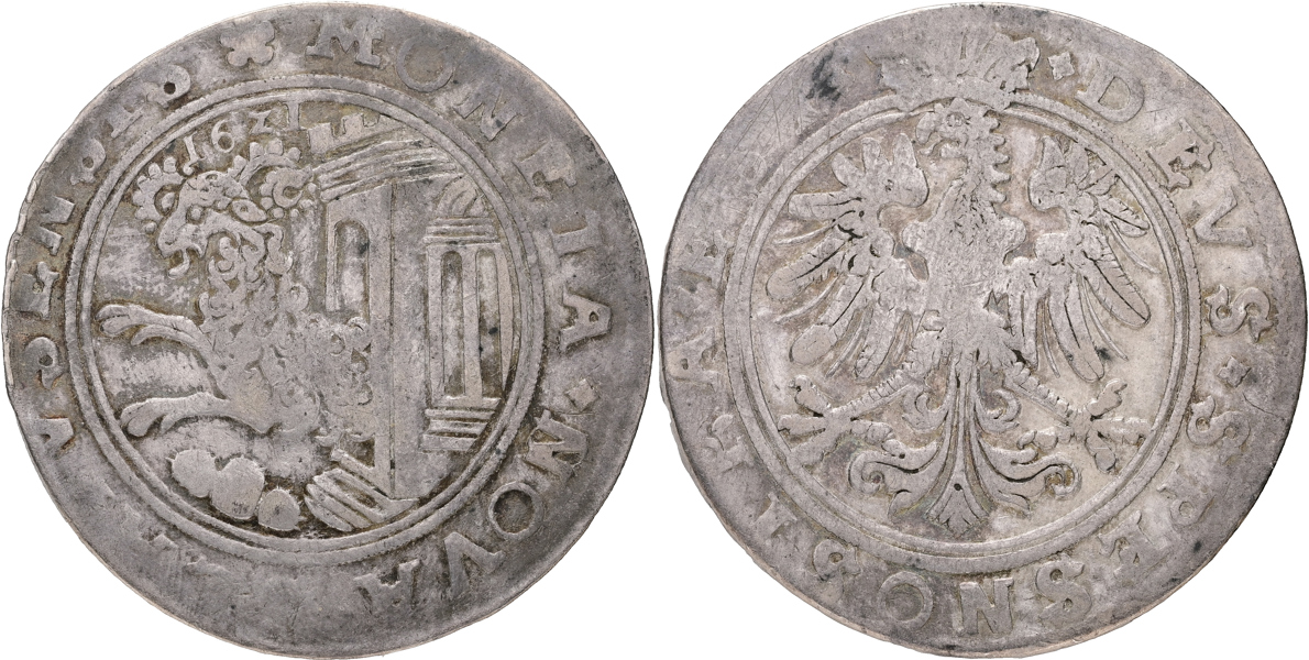 SCHWEIZ / SWITZERLAND. Schaffhausen. Taler 1623.
