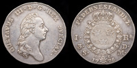 GUSTAV III (1771-1792). STOCKHOLM. Riksdaler / 3 daler SM 1776.