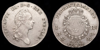 GUSTAV III (1771-1792). STOCKHOLM. Riksdaler / 3 daler SM 1776.