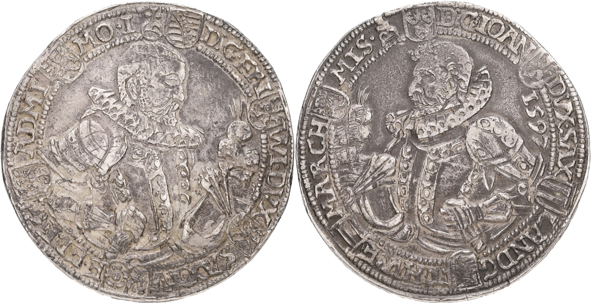 TYSKLAND / GERMANY. SACHSEN-WEIMAR. Taler 1597.
