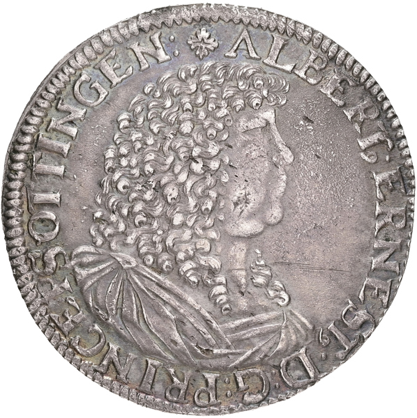 TYSKLAND / GERMANY. ÖTTINGEN. Gulden 1675.