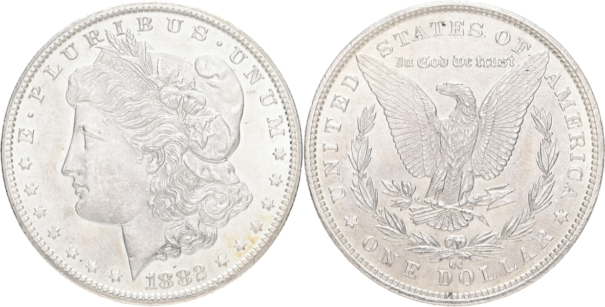 USA. Dollar 1882.