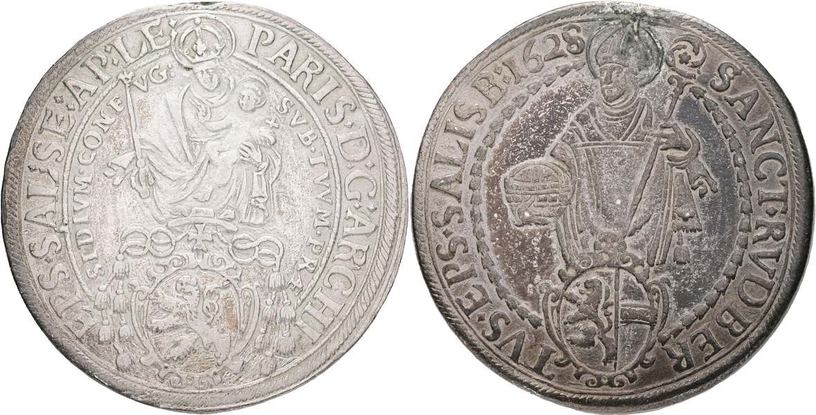 ÖSTERRIKE / AUSTRIA. Salzburg. Taler 1628.