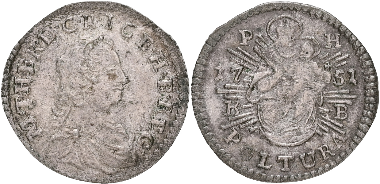 ÖSTERRIKE / AUSTRIA. Poltura 1751.