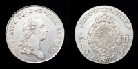 GUSTAV III (1771-1792). STOCKHOLM. 1/3 riksdaler / 1 daler SM 1777.