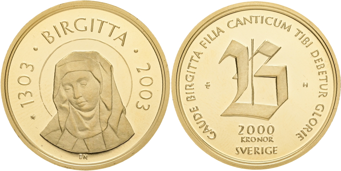 CARL XVI GUSTAF (1973 -). 2000 kronor 2003.