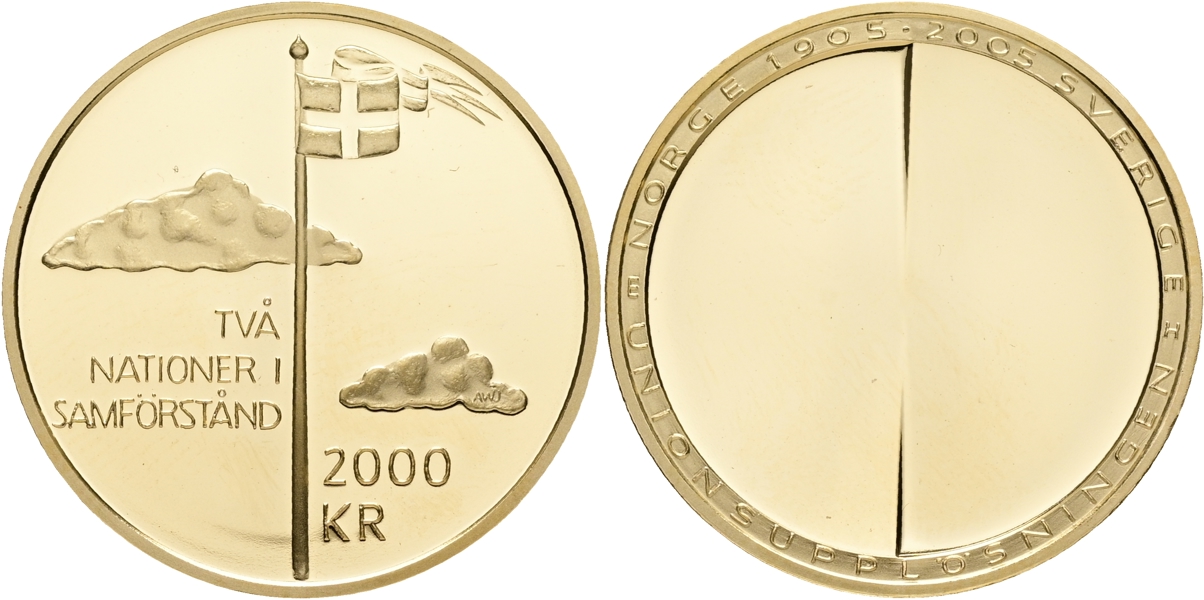 CARL XVI GUSTAF (1973 -). 2000 kronor 2005.