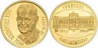MEDALJ. Tage Erlander.