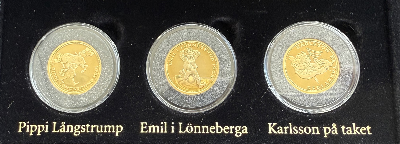 MEDALJER. Astrid Lindgren. Lot of 3.