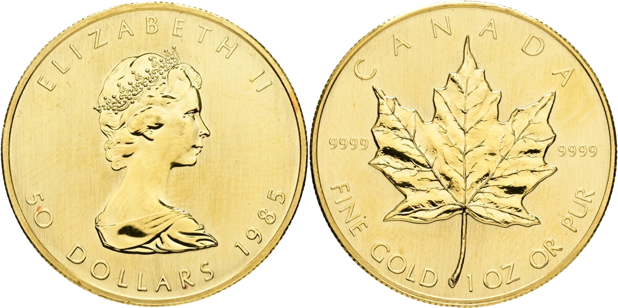 KANADA / CANADA. 50 dollars 1985.