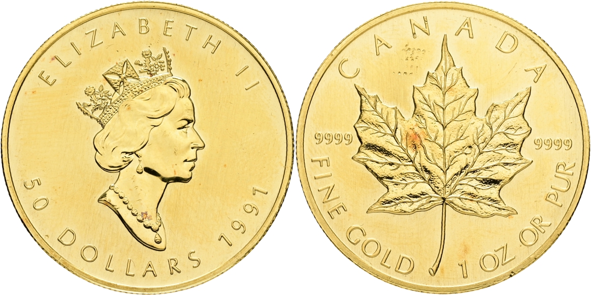 KANADA / CANADA. 50 dollars 1991.