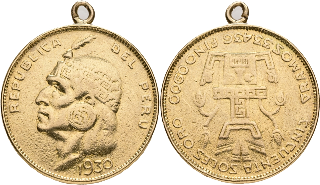 PERU. 50 soles 1930.