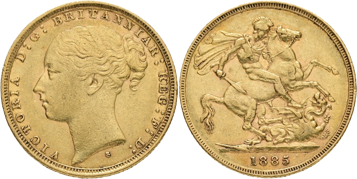 STORBRITANNIEN / GREAT BRITAIN. Sovereign 1885.
