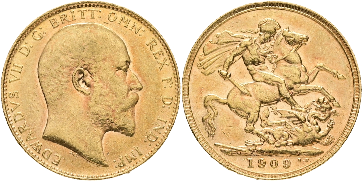 STORBRITANNIEN / GREAT BRITAIN. Sovereign 1909.