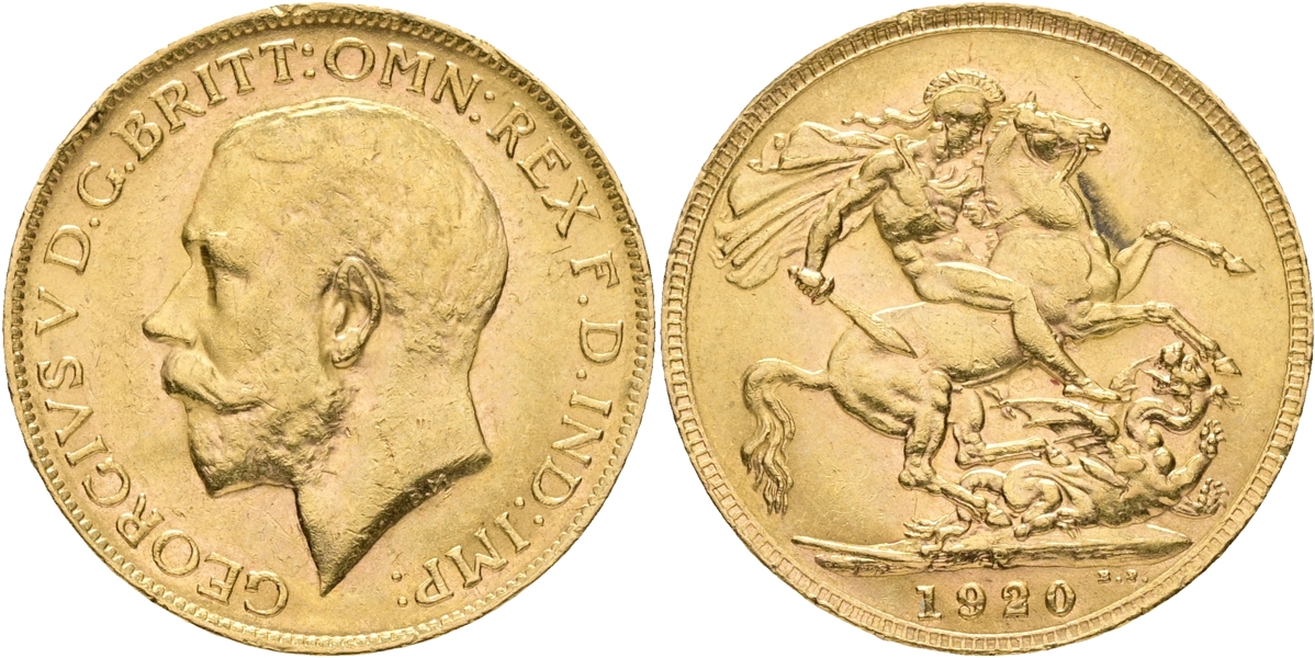 STORBRITANNIEN / GREAT BRITAIN. Sovereign 1920.