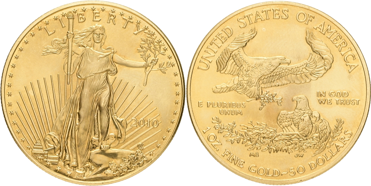 USA. 50 dollars 2010.