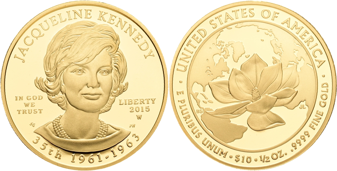 USA. 10 dollars 2015.