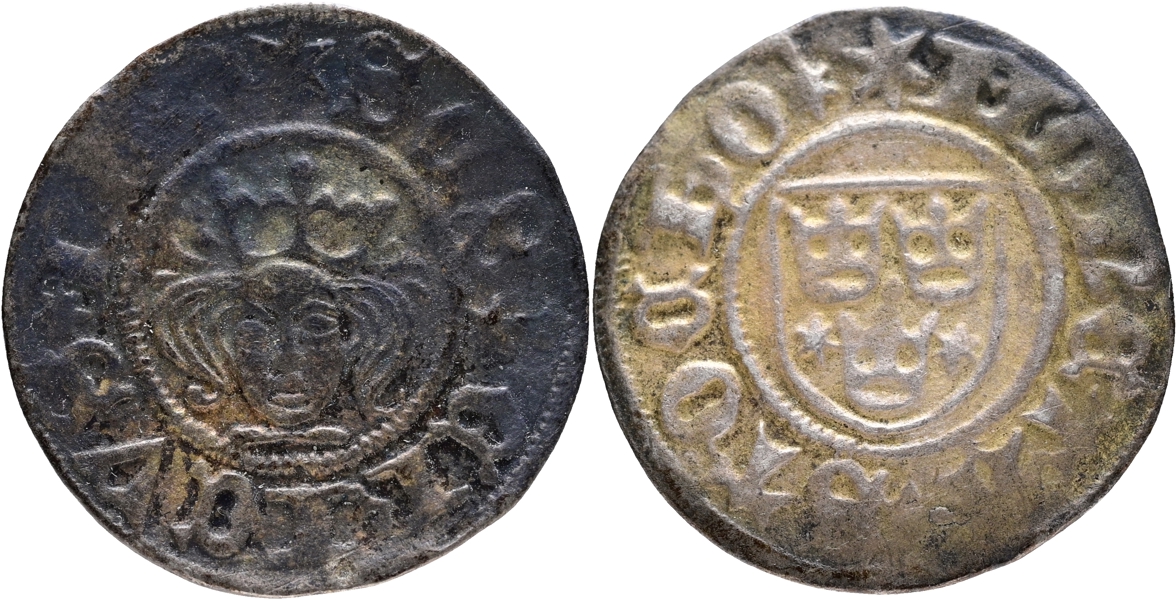 STEN STURE D.Ä. (1470-1497, 1501-1503). Örtug.