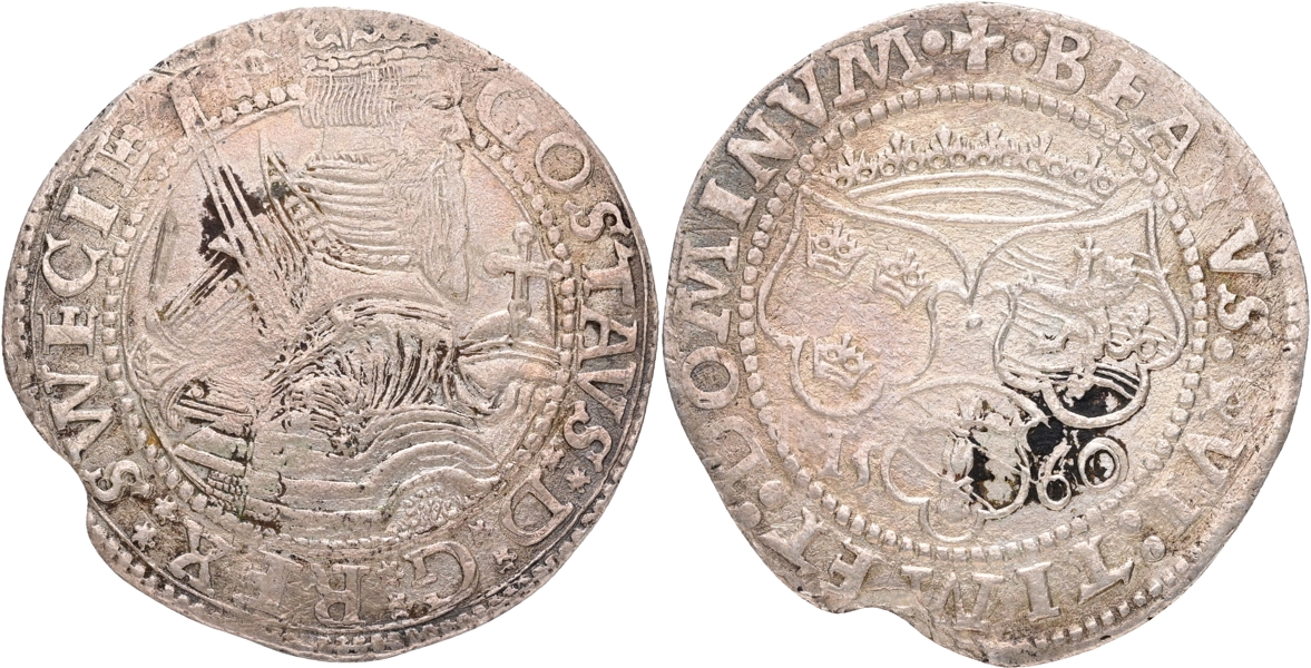 GUSTAV I (1521-1560). Mark 1560.