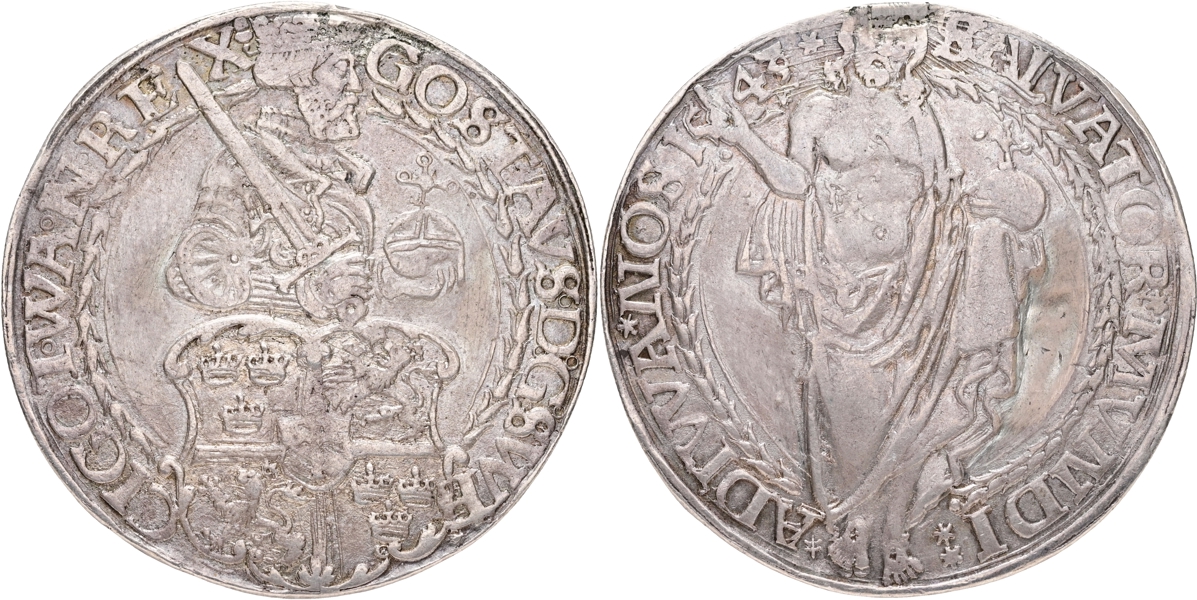 GUSTAV I (1521-1560). Daler 1543.