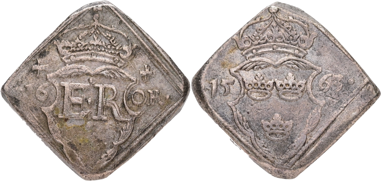 ERIK XIV (1560-1568). 16 öre 1563.