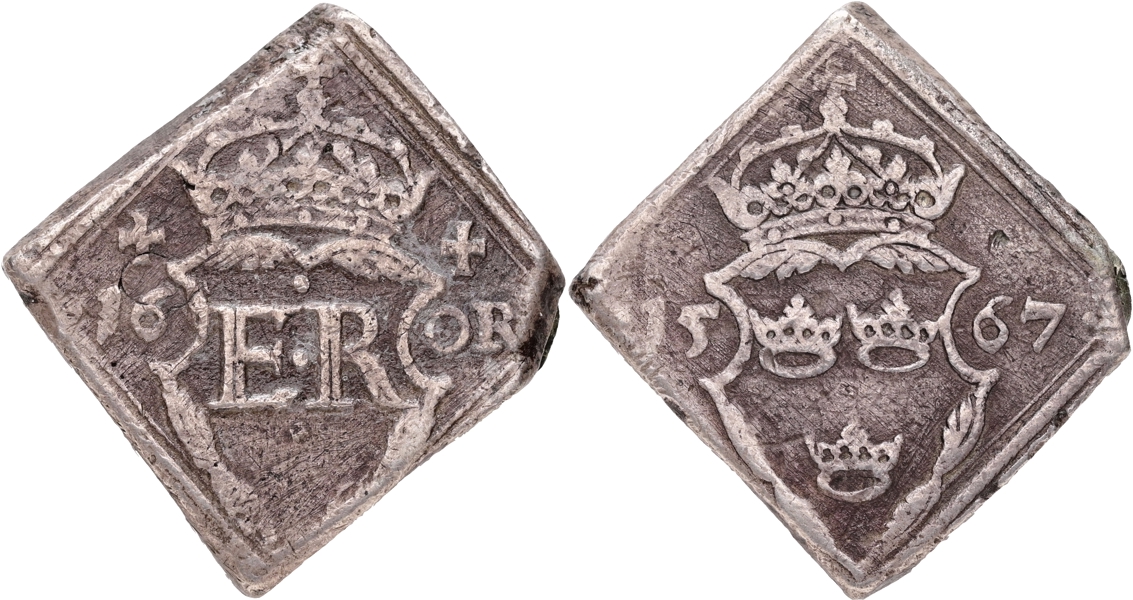 ERIK XIV (1560-1568). 16 öre 1567.